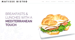 Desktop Screenshot of matissebistro.com
